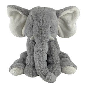 Baby Ganz Jellybean Elephant 13" Plush Gray Stuffed Animal Toy Embroidered Eyes